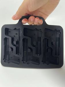 Safran Cool Pistolet Noir Silicone <span class=keywords><strong>Chocolat</strong></span> Moule Silicone Glace Moule Maison DIY Pistolet <span class=keywords><strong>Chocolat</strong></span> Jello Moules <span class=keywords><strong>De</strong></span> Cuisson - Product Image 5