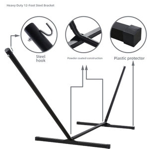 Silla colgante hamaca para exteriores hamaca portátil para acampar senderismo ultraligero doble esparcidor barra hamaca con soporte - Product Image 3