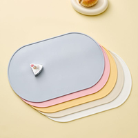 Tapis et coussinet rectangulaires en silicone de qualité alimentaire Placement d'isolation antidérapant étanche pour la décoration de restaurant ou les soins de bébé