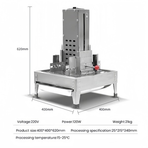 Machine à râper le chocolat professionnelle en acier inoxydable pour la fabrication de boucles et de flocons de chocolat pour la décoration de gâteaux, les pâtisseries et les boulangeries - Product Image 4