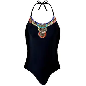 Costume da bagno intero nero da donna con prezzo economico costume da bagno intero nero da donna proviene da produttori di costumi da bagno di alta qualità