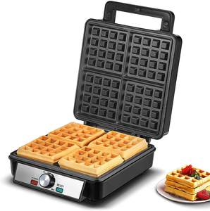 Máquina para hacer gofres de acero inoxidable 7 /6 en 1, parrilla <span class=keywords><strong>Panini</strong></span>, placas desmontables, parrilla para sándwich, prensa 3 en 1 - Product Image 5