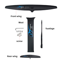 Sports nautiques GY-HP1201 pompe feuille Hydrofoil Wingfoil ensemble feuille conseil carbone aluminium alimenté Hydrofoil Kit planches de surf accessoires