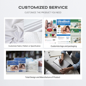 غطاء مفرش سرير مبطن قماش مقاوم للماء واقي مرتبة مقاس كبير - Product Image 5