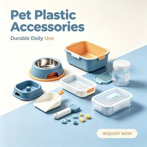 Servicio de Moldeo por Inyección de Plástico de Precisión Personalizado para Accesorios para Mascotas, ABS, PA, PP, PC, PS, PET, PE, PVC, Nylon, PA66 - Product Image 1