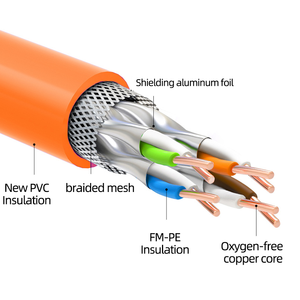 सिपू फैक्टरी डायरेक्ट कैक्लॉक <span class=keywords><strong>7</strong></span> लान केबल 305 मीटर 1000ft sftp नेटवर्क केबल pvc जैकेट शुद्ध तांबे - Product Image 6