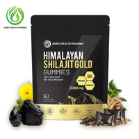 Gummies de Shilajit Personnalisables en Gros (30 unités) avec Ashwagandha et Acide Fulvique – Complément Alimentaire Énergétique
