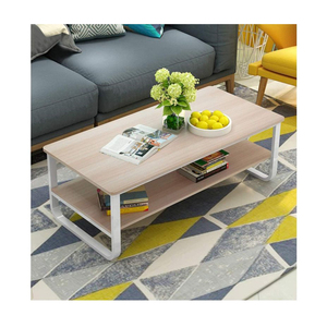 Mesa de Centro de 2 Niveles con Estante de Almacenamiento para Sala de Estar, Mueble Decorativo <span class=keywords><strong>sobro</strong></span> - Product Image 3