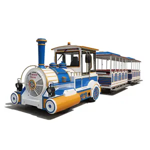 battery shopping mall Christmas outdoor electric trackless train happy train for sale