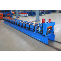 Machine de formage à rouleaux pour capuchons de toit 312, 12-18 m/min, largeur d'alimentation 600 mm, pour les entreprises de construction et de vente de tôles d'acier
