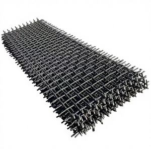 شبكة سلكية سوداء من المنغنيز 65Mn، شبكة المحاجر بنسيج هولندي للبناء - Product Image 1