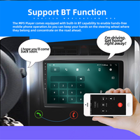 Autoradio portable 9 pouces avec lecteur multimédia GPS T100 A100 4 cœurs CPU Radio FM IC8035 YD7388 Amplificateur IC Car
