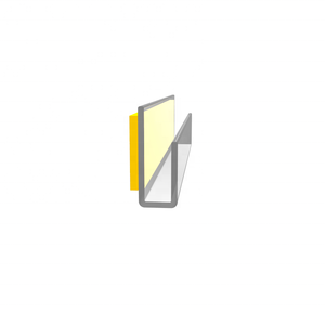 Meethope Store-Perchero de pvc para supermercado, autoadhesivo de plástico, perfil en u, cierre magnético, póster de pared - Product Image 4