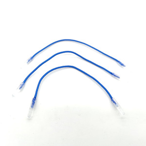 Cordón de plástico de doble extremo con cremallera de colores RYTX para bolsas y ropa, diseño de 3 orificios - Product Image 2