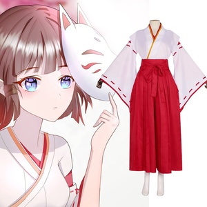 Disfraz de cosplay de Genshin Impact: Ropa de la esposa de Risa, bruja de la ciudad, flor dispersa, para juego de rol, animación, Kendo - Product Image 1