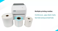 Xprinter Label pengiriman Printer XP-420B Label kode batang Printer termal dengan gigi biru Printer Label termal