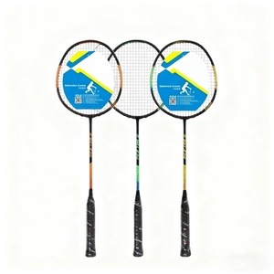 <span class=keywords><strong>Raquette</strong></span> de <span class=keywords><strong>badminton</strong></span> professionnelle de haute qualité, légère, entièrement en fibre de carbone, avec un manche rigide et un cadre solide, pour l'entraînement, logo personnalisé OEM - Product Image 1
