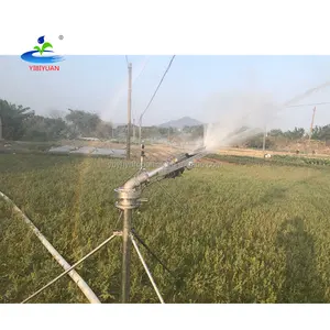 Grands équipements de système d'irrigation par aspersion agricole 360 pulvérisation métal grand pistolet de pluie arroseur d'eau de ferme