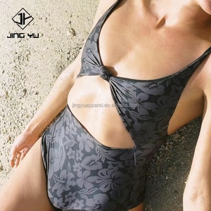 Maillots de bain de haute qualité, tissu texturé, maillots de bain à motif imprimé personnalisé, ensemble de bikini, été 2024, bikini brésilien à lanières, fabricant - Product Image 4