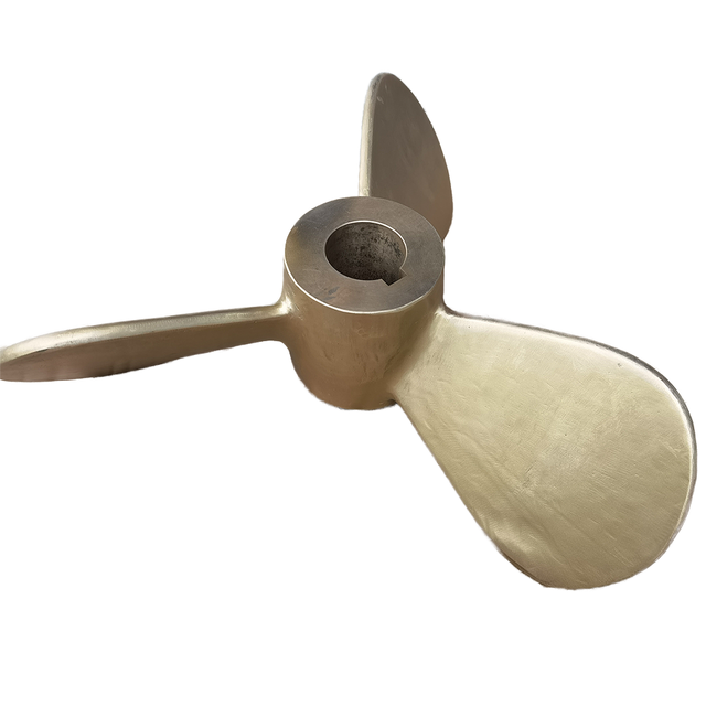 3 Blades H62 Bronze Marine Propeller Custom Ship Boat Propeller Sand Blasting Surface 500-3000mm Diameter Model EB9019