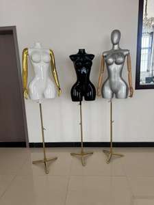 Maniquí de Medio Cuerpo Femenino de Talla Grande <span class=keywords><strong>con</strong></span> Busto y Cadera Curvos para Exhibición de Vestidos de Novia, Maniquí de Talla Grande - Product Image 4