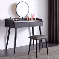 Nouvelle Arrivée : Coiffeuse Moderne en Bois avec Tiroirs pour Chambre à Coucher