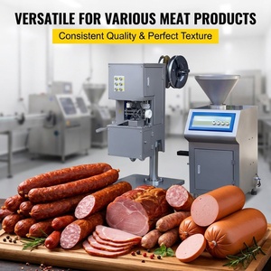 Máquina Comercial Económica y Fácil de Usar para Llenado Automático de Salchichas, con Sistema de Vacío/Hidráulico/Neumático, Procesadora y Picadora de Carne - Product Image 5