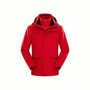 Chaqueta Gruesa de Diseño para Montaña y Aire Libre, Chaqueta Deportiva Personalizada de Softshell para Invierno, Talla Grande, Resistente al Viento - Product Image 2