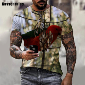 Parrot <strong>3D</strong> Printed <strong>Shirt</strong> for Men Funny Digital Fashion Printing <strong>Shirt</strong> for Men's Custom Unisex All Over Print OEM and ODM <strong>T</strong>-<strong>shirts</strong> - Product Image 4