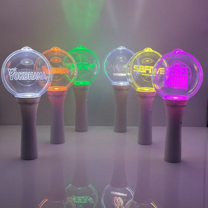 RICHSHINING 15 colores amarillo pato rosa palo de luz la llave tridimensional luz giratoria mano bola accesorios al por mayor - Product Image 1