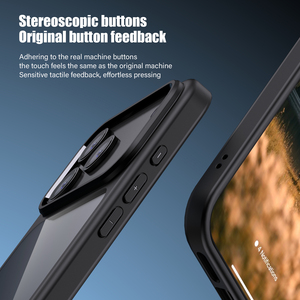 Cover per iPhone 18 Pro Max con Retro Trasparente in PC e Cornice Opaca, Anti-Ingiallimento, Antiurto, Leggera - Product Image 4