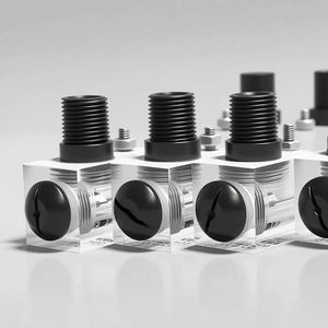 เครื่องวัดอัตราการไหลแบบโรเตอร์หลอดแก้วพลาสติก แบบติดตั้งบนแผง เหมาะสำหรับน้ำ/ของเหลว ปรับแต่งได้ - Product Image 2