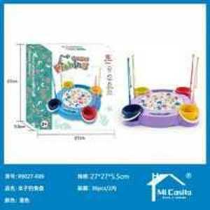 Fishing Tray Plastic 2-Color Mix For 2 To 4 Years Parent-child Music Toy Unisex - Product Image 3