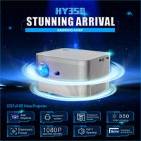 Proyector LCD inteligente HY350 1080P Android 11,0 Allwinner H713 Proyector portátil Smart TV WIFI Home Beamer Proyector