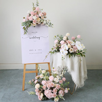 WG260821 Luckygoods Welkomstbord Bloemige Bruidsbloemen Bal Op Maat Gemaakt Hoge Kwaliteit Grote Kunstmatige Bruids Zijden Roos