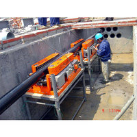 Poussoir de câbles pour la construction de télécommunications, petit convoyeur de câbles, tracteur de ligne de câbles à entraînement bi-axial
