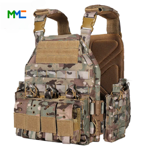 Chaleco Táctico Multifuncional Personalizado, Bolsa de Poliéster Oxford con Correa para el Pecho, Cierre de Cremallera Impermeable para Entrenamiento al Aire Libre, Campismo - Product Image 1