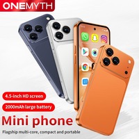 Nuevo Diseño 2026, Mini Teléfono Inteligente A19 con Android 10.0, Pantalla de 4.5 Pulgadas, 2GB/3GB de RAM, 16GB/64GB de ROM, Doble SIM, Play Store, 4G