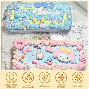 غراء الكريمة للرسم بألوان متنوعة 60 جرام، غراء الكريمة المخفوقة لتزيين جرابات الهاتف بنفسك، منظم المجوهرات، المرآة، مشابك الشعر - Product Image 4