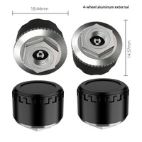 Sensor TPMS eksternal Bluetooth 5.0, TPMS Digital dengan aplikasi Android IOS untuk Monitor tekanan ban sepeda motor