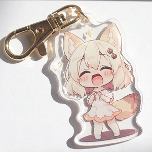 Uv Printing Plastic Key Chains Gifts Souvenirs Double Sided Keychain Laser Cut Anime Clear Custom Acrylic Charm