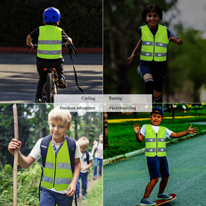Đèn <span class=keywords><strong>Led</strong></span> Sạc Usb Tùy Chỉnh Cho Trẻ Em Phản Quang Chạy Bộ An Toàn Quần Áo Phản Quang Cho Trẻ Em Đạp Xe Đi Bộ Đường Dài Vào Ban Đêm - Product Image 6