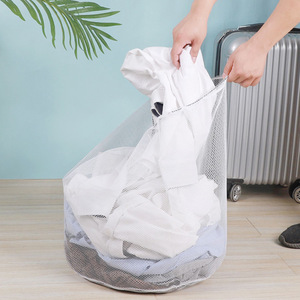 Bolsas de lavandería de malla de nailon de 100x70 cm, plegables, para ropa delicada, uso en el baño - Product Image 3