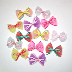 Belles barrettes faites à la main en ruban de satin pour enfants - Product Image 3