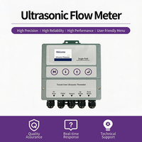Débitmètre ultrasonique non invasif à fixation par pince OEM, installation facile, méthodes V/Z/N/W, 24VDC, faible consommation d'énergie, pour débit d'eau chimique