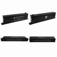Protector Contra Sobretensiones POE RJ45 de 16 Puertos, SPD Gigabit Ethernet, Protección Contra Rayos CAT6 para Sistemas de Cámaras IP CCTV