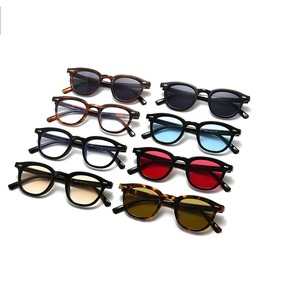 Lmamba Hot Selling Trendy Street Shoot <b>Sunglasses</b> 2022 Retro Rivet Small Round <b>Sunglasses</b> Unisex - Product Image 3