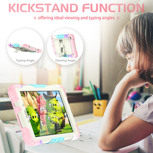 Custodia per <span class=keywords><strong>Tablet</strong></span> per <span class=keywords><strong>Samsung</strong></span> Galaxy <span class=keywords><strong>Tab</strong></span> <span class=keywords><strong>A</strong></span> 8.0 2019 custodia per <span class=keywords><strong>Tablet</strong></span> in Silicone arcobaleno custodia antiurto per cavalletto - Product Image 2
