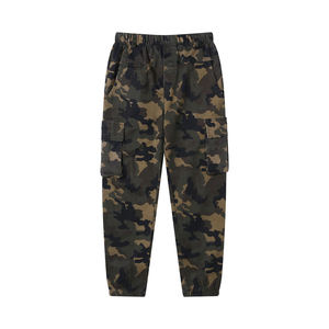 Ropa de Uniforme Infantil, Pantalones de Camuflaje Casuales, Pantalones Deportivos para Niños de Primavera/Verano, Pantalones Cargo Holgados para Niños - Product Image 4