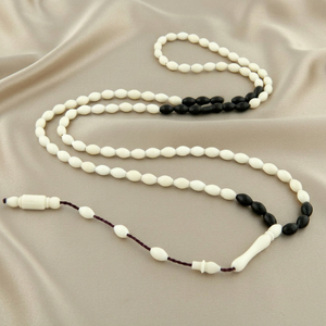 Camel Bone Handmade Eco-Friendly Modern Islamic Prayer <b>Beads</b> 99 <b>Beads</b> Tasbih Misbahan by Whimsy <b>Art</b> Craft 302105 - Product Image 1